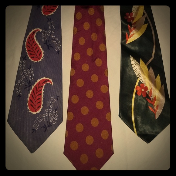 Vintage ties 3 bundle Phil Robert's & Men's shop - Picture 2 of 8